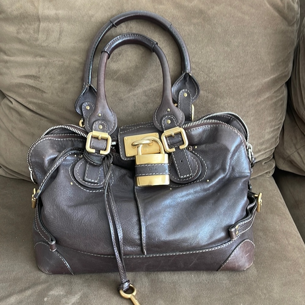 Chloe handbag with lock and key.  Purchased from Nordstrom.  Rarely used